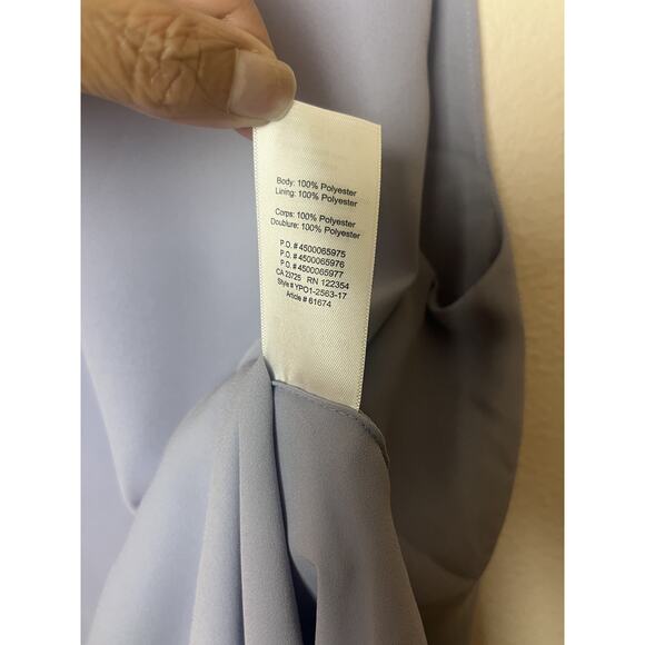 BABATON Aritzia Hopkins Top Sleeveless Asymmetric Tie Sz Small Lilac Purple - Picture 8 of 8